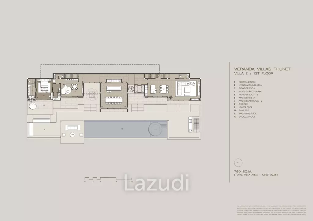5 Bed 5 Bath 912.91 SQ.M. Veranda Villas + Suites Phuket