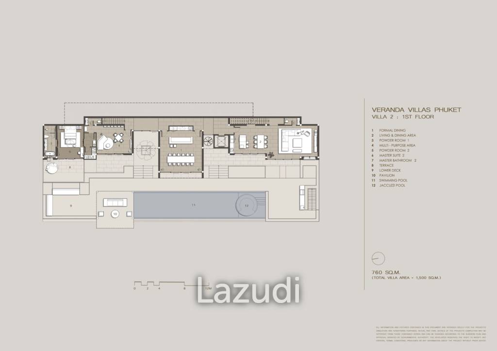 5 Bed 5 Bath 912.91 SQ.M. Veranda Villas + Suites Phuket
