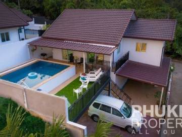 Chalong; 2 Bed Villa, Pool, Mountain View