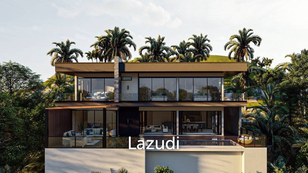 Sea View Villa 4 Bed 380 SQ.M Coco Tropical Bangpor Samui