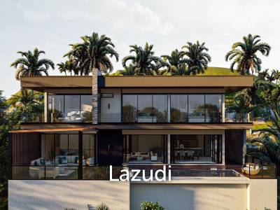 Sea View Villa 4 Bed 380 SQ.M Coco Tropical Bangpor Samui