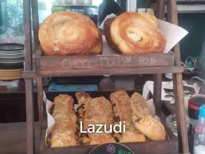 BAKERY on prime location with 2 Beds House on main the road in Koh Phangan with Freehold title