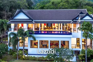 Panoramic Sea View 5 Bed Villa For Rent In Rawai