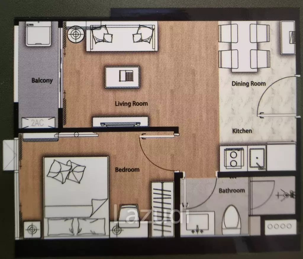 1 Bed 37 SQ.M Regal Condo Sathorn-Naradhiwas