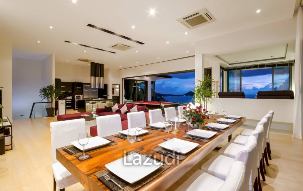 SEA VIEW 6 BEDROOM VILLA | KALIM PATONG
