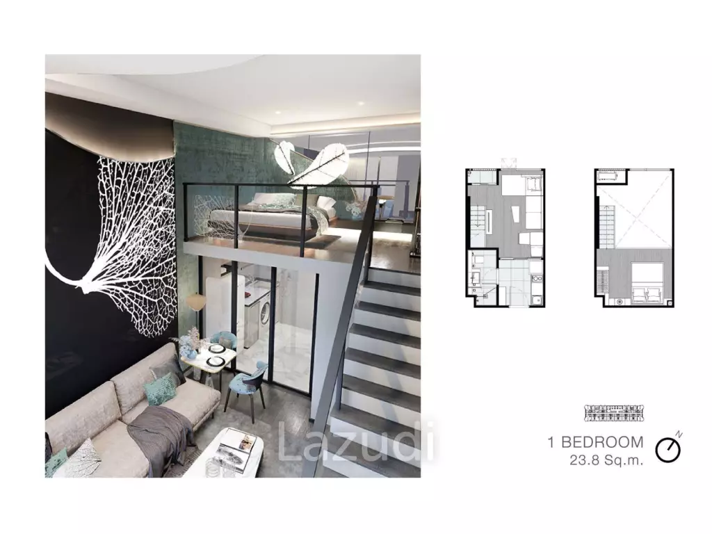 1 Bed 1 Bath 33.56 SQ.M Park Origin Chula-Samyan