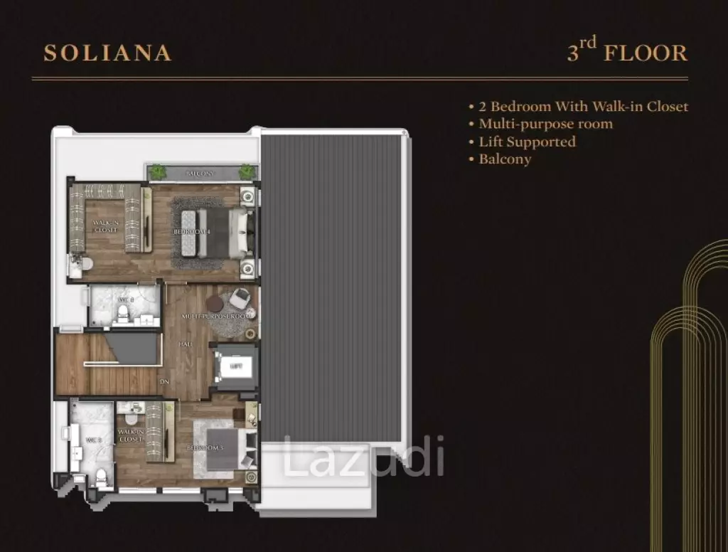 5 Bed 6 Bath 593 SQ.M Grand Bangkok Boulevard Rama 9 – Krungthep Kreetha