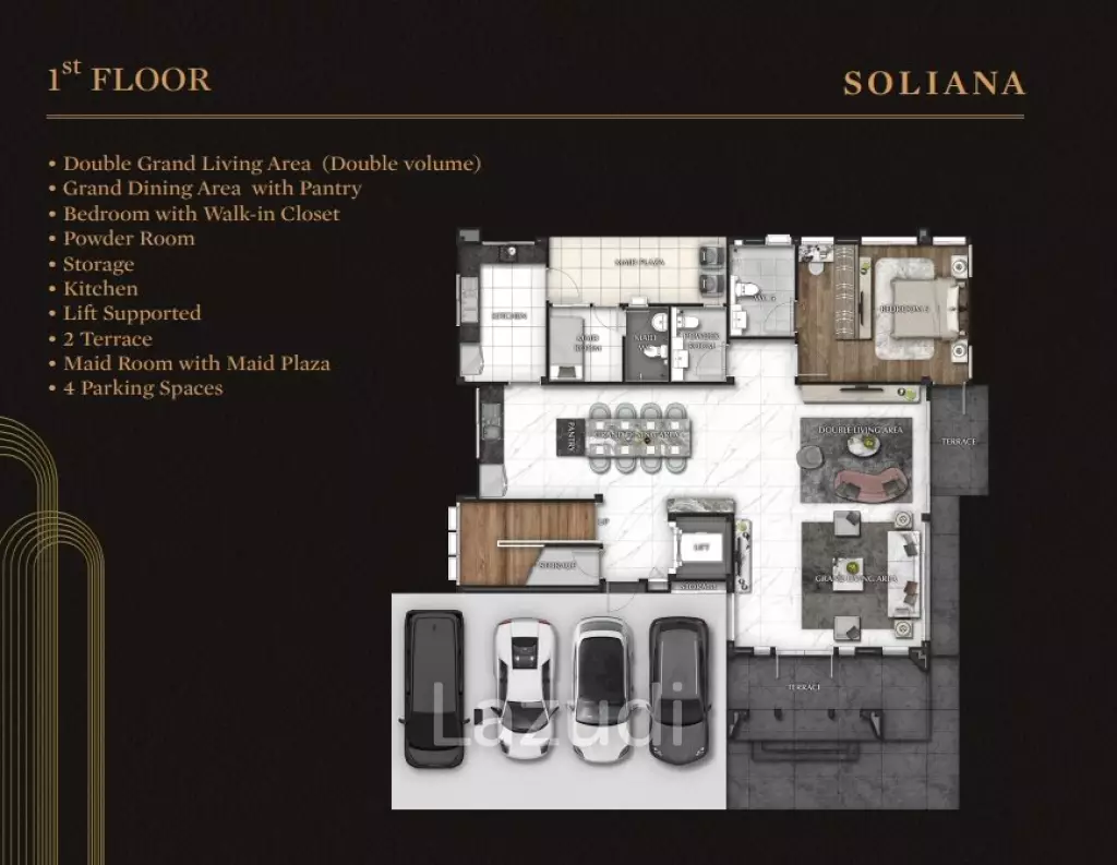 5 Bed 6 Bath 593 SQ.M Grand Bangkok Boulevard Rama 9 – Krungthep Kreetha