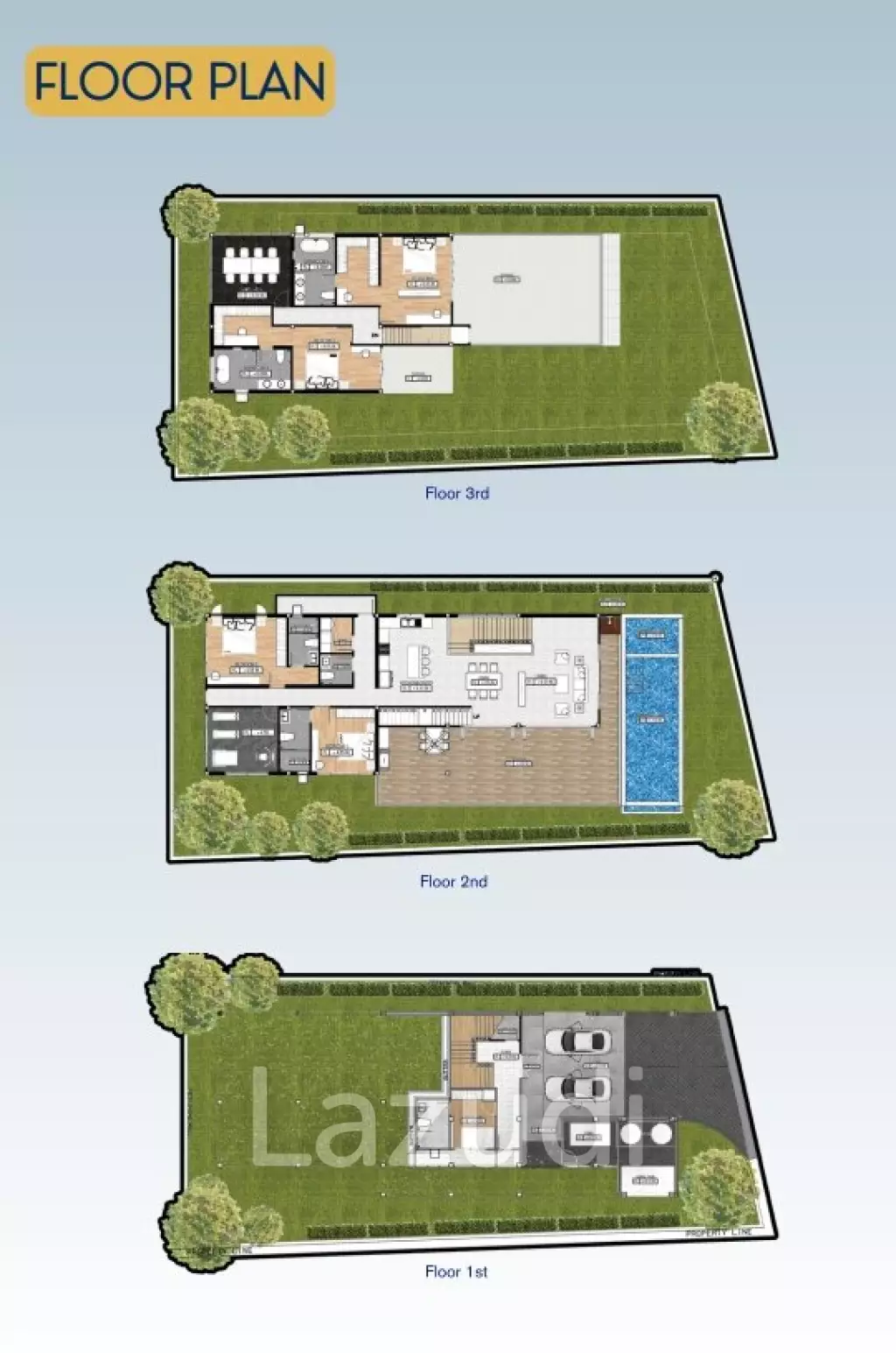 3 Bed 4 Bath 400 SQ.M. Alisha Seaview