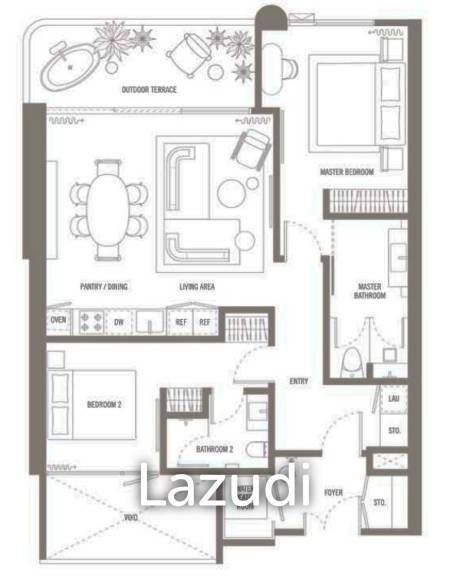 2 Bed 2 Bath 100 SQ.M The Standard Residences Bang Tao