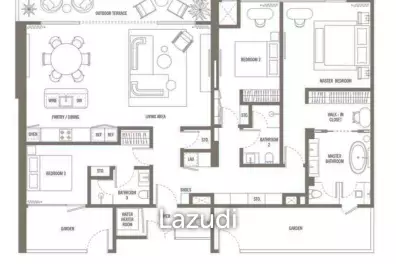 3 Bed 3 Bath 172 SQ.M The Standard Residences Bang Tao