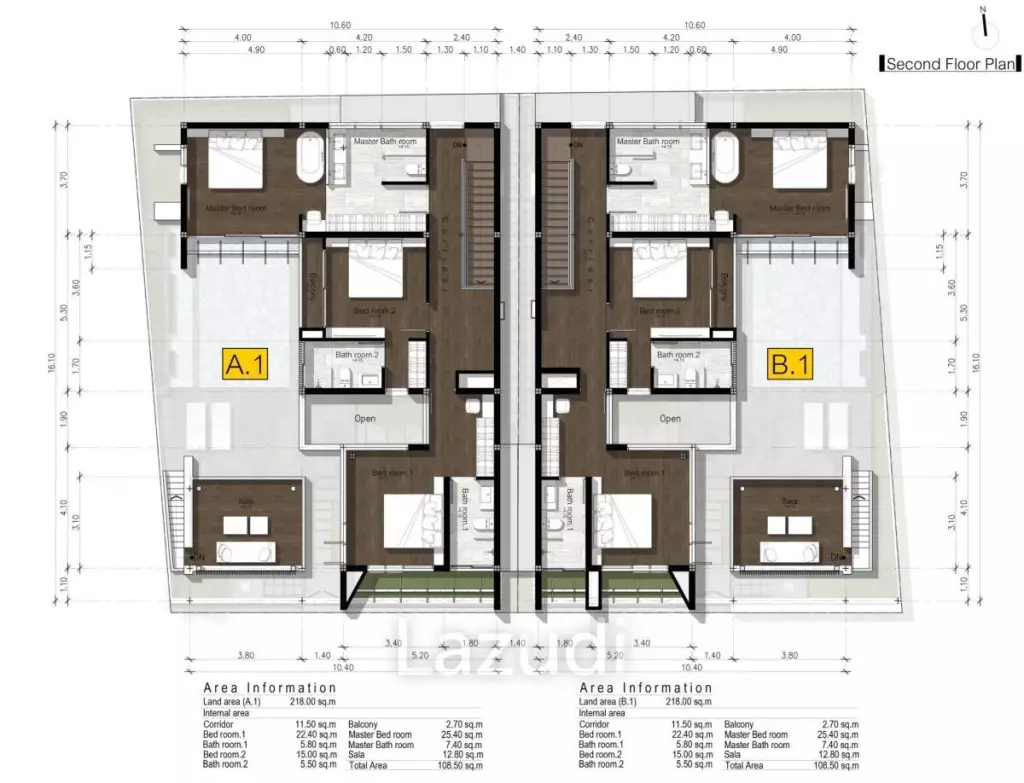 3 Bed 4 Bath 337 SQ.M. Dareeya Villa