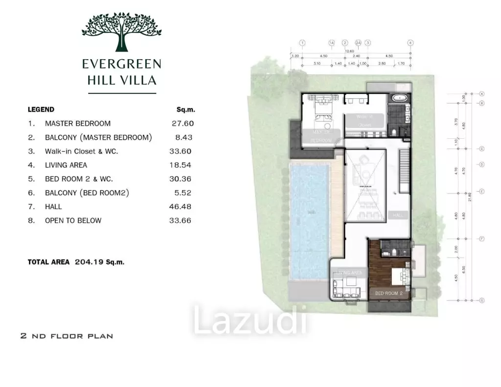 3 Bed 4 Bath 422.06 SQ.M. Evergreen Hill Villas