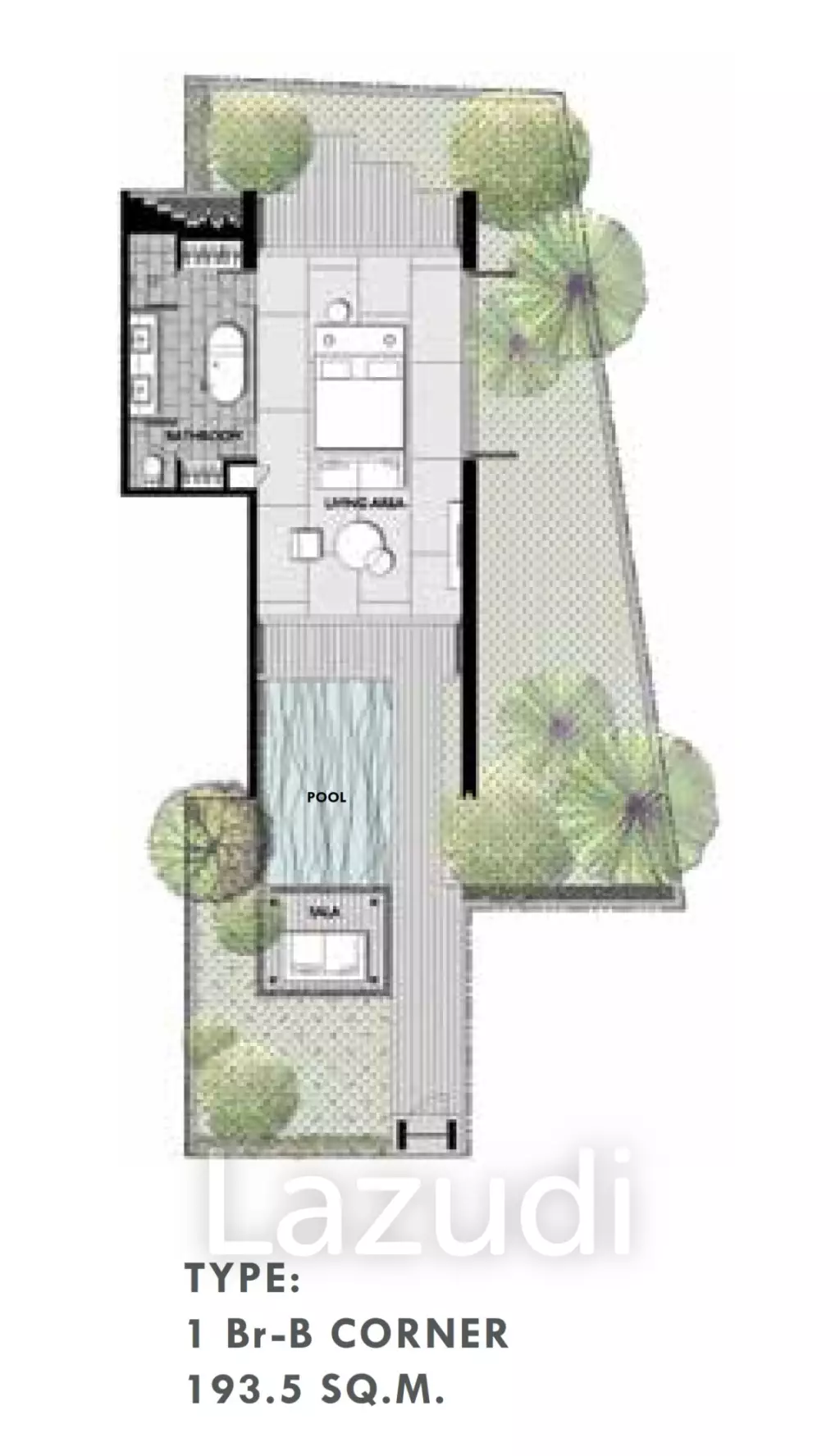 1 Bed 1 Bath 218.4 SQ.M Cross Pattaya Oceanphere