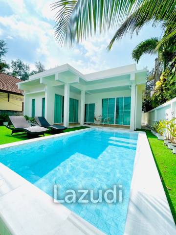 White Concept Style 2 Bedroom Villa For Rent 2 Mins From Kamala Beach