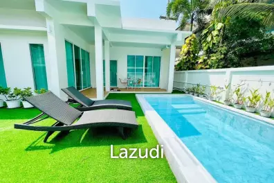 White Concept Style 2 Bedroom Villa For Rent 2 Mins From Kamala Beach