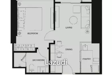 1 Bed 1 Bath 47.40 SQ.M Wan Vayla Na Chaophraya