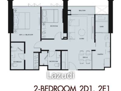 2 Bed 2 Bath 86.7 SQ.M Wan Vayla Na Chaophraya