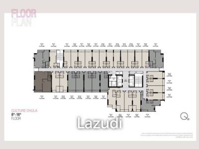 2 Bed 1 Bath 51 SQ.M at Culture Chula