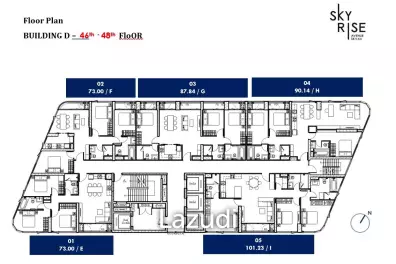 3 Bed 3 Bath 87 SQ.M Skyrise Avenue Sukhumvit 64
