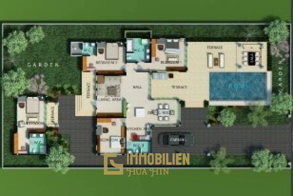 700 qm 3 Bett 3 Bad Villa Für Verkauf