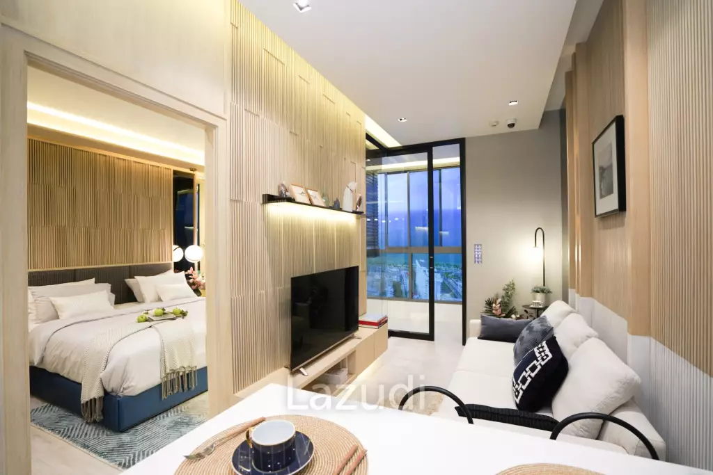 1 Bed 1 Bath 40.84 SQ.M Skypark Lucean Jomtien Pattaya Phase 1