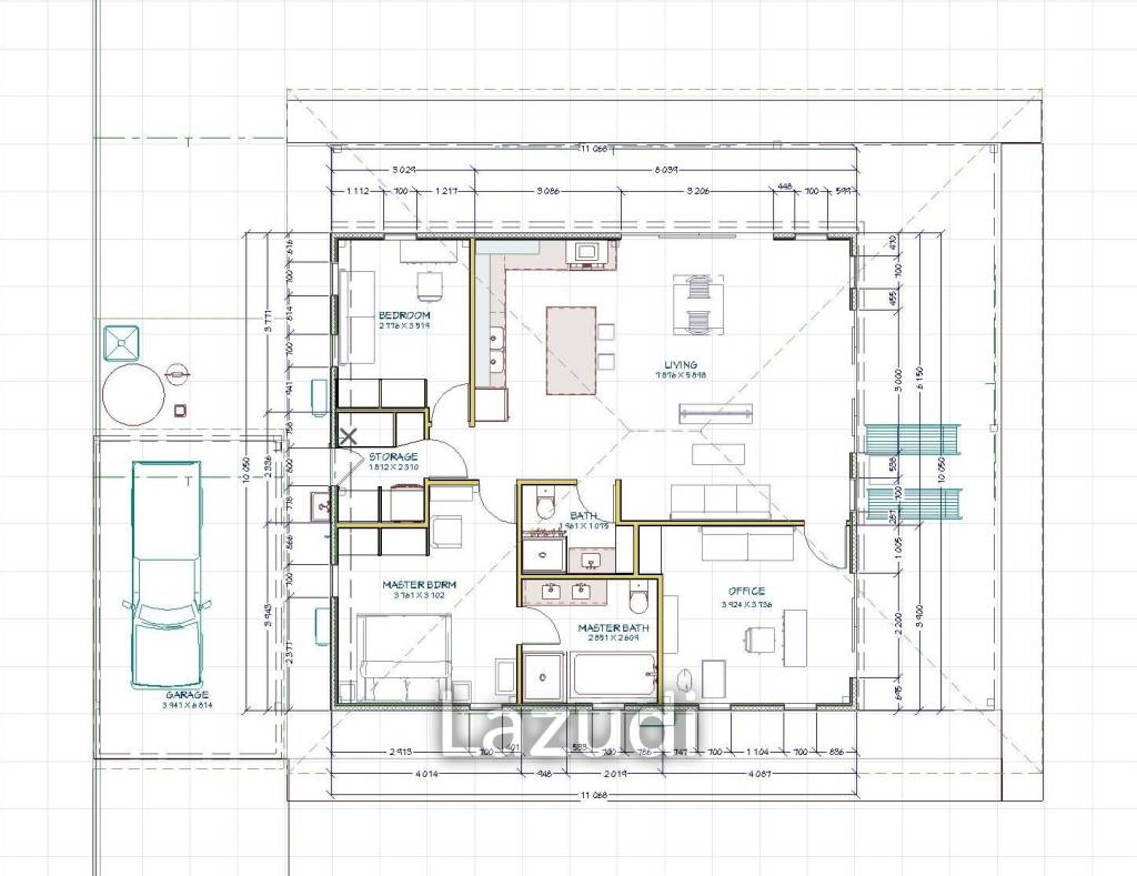 3 Bed 2 Bath 236 SQ.M Mountain Garden Villas