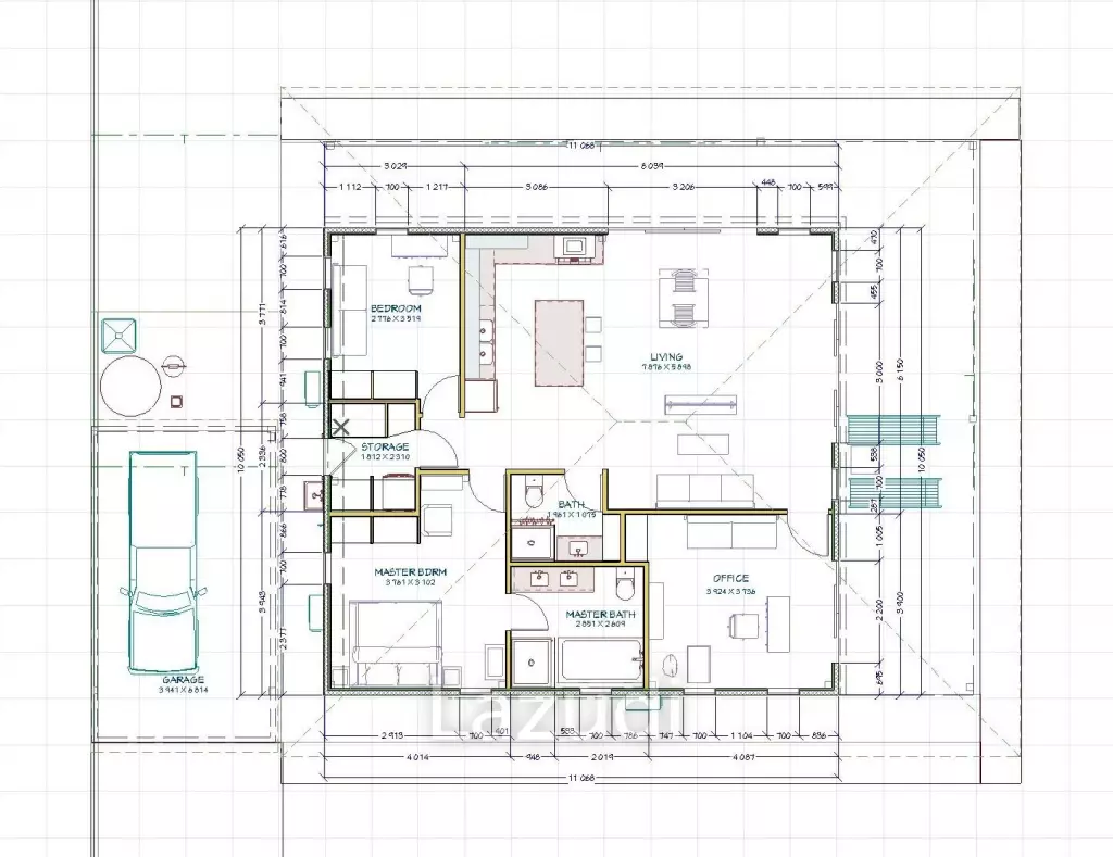 3 Bed 2 Bath 236 SQ.M Mountain Garden Villas