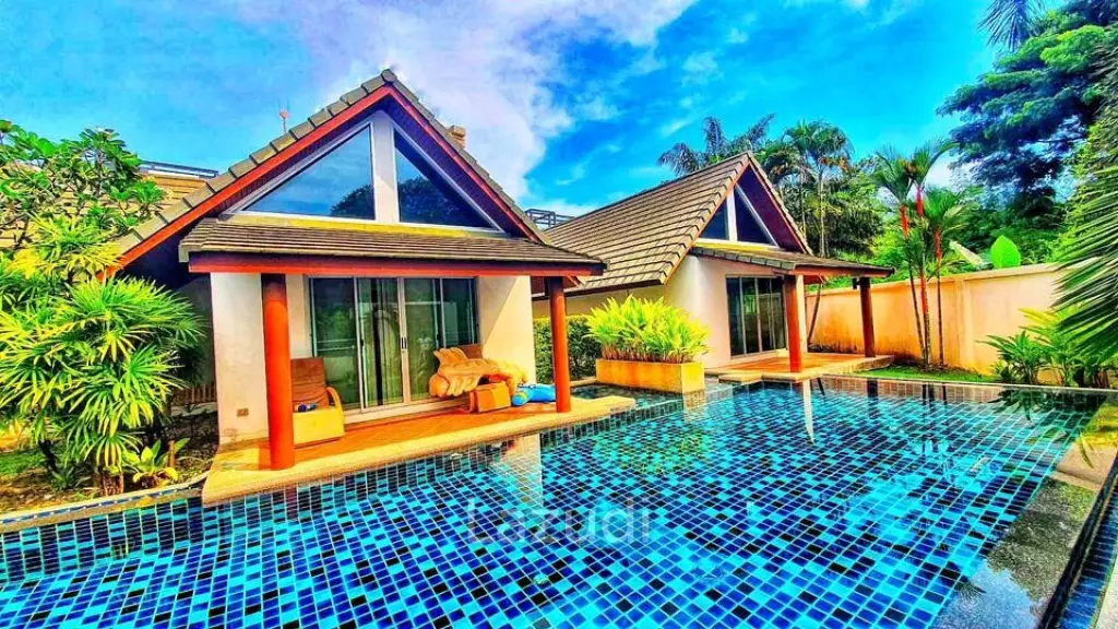 2 bed  2 bath  Villa For Rent  With Massive Pool Near Chalong Pier