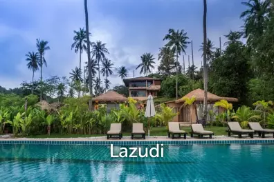 ฺBeachfront Property With 2 Bagalows In  Coconut Island For Sale