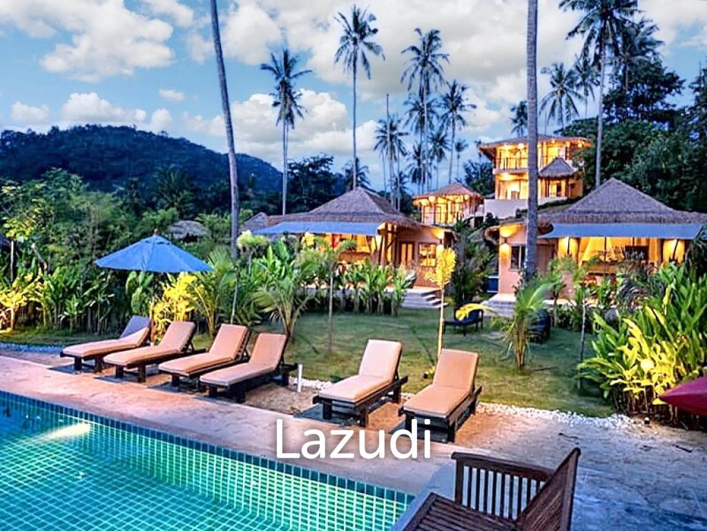 ฺBeachfront Property With 2 Bagalows In  Coconut Island For Sale