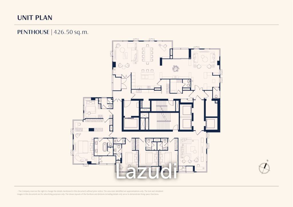 Ultra Luxury 5-Bed Penthouse in Phra Khanong
