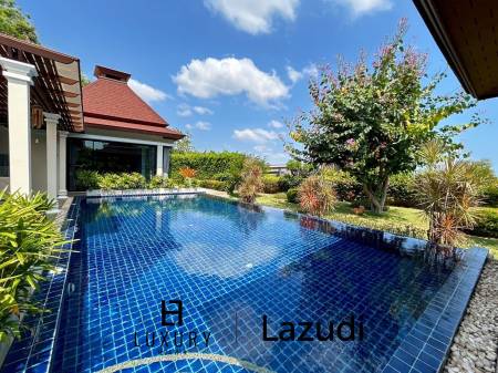 PANORAMA : 3 Bed Bali Style Pool Villa For Sale