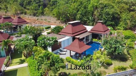 PANORAMA : 3 Bed Bali Style Pool Villa For Sale