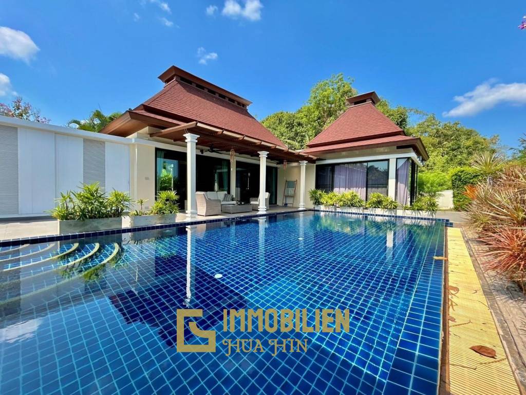 PANORAMA : 3 Bed Bali Style Pool Villa For Sale