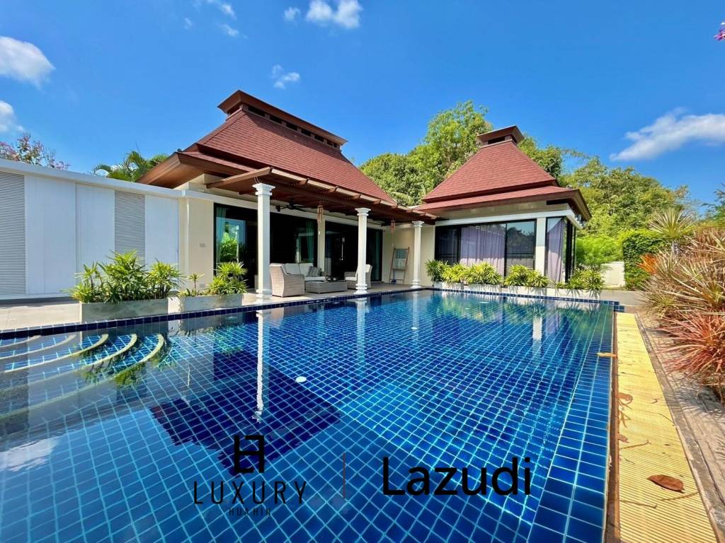 PANORAMA : 3 Bed Bali Style Pool Villa For Sale