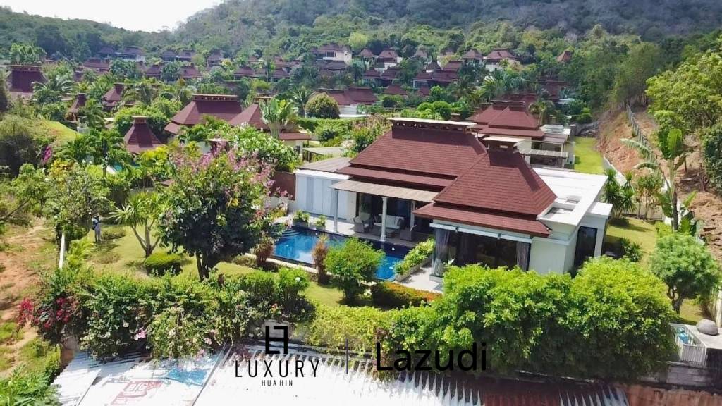 PANORAMA : 3 Bed Bali Style Pool Villa For Sale