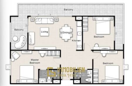 124 m² 3 Chambre 2 Salle de bain Condominium Pour Vente