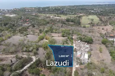 1000 Sqm Bingin Land in Tourism Zone