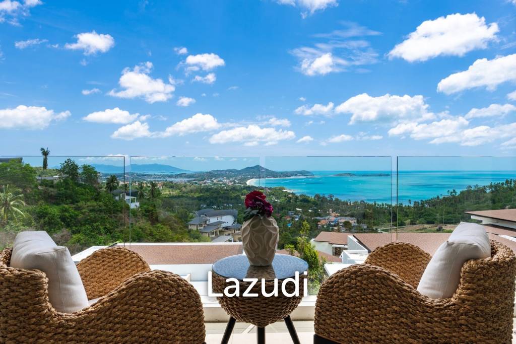 Stylish Modern Villa in Chaweng Noi, Ko Samui with Sea Views