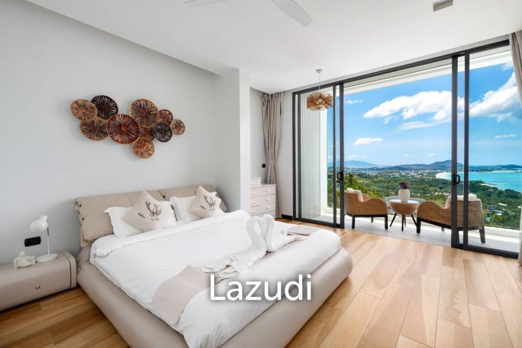 Stylish Modern Villa in Chaweng Noi, Ko Samui with Sea Views