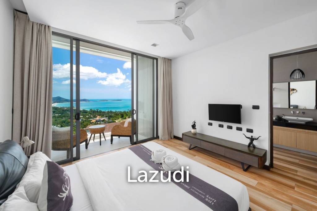 Stylish Modern Villa in Chaweng Noi, Ko Samui with Sea Views