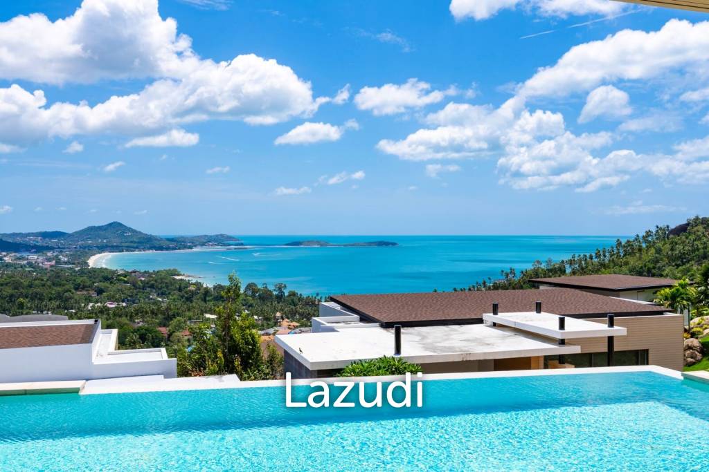 Stylish Modern Villa in Chaweng Noi, Ko Samui with Sea Views
