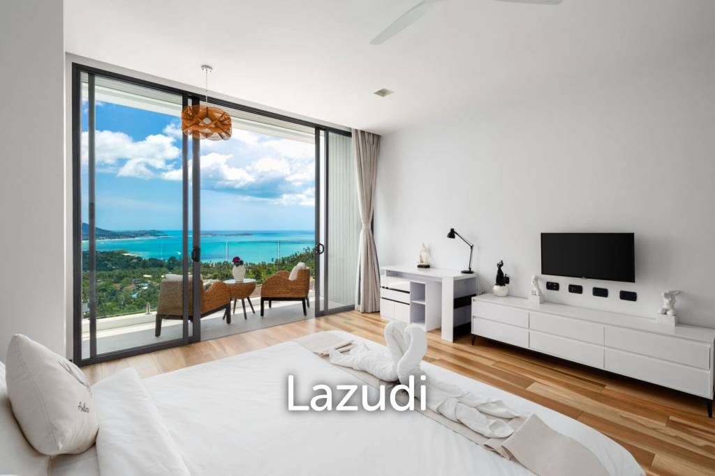 Stylish Modern Villa in Chaweng Noi, Ko Samui with Sea Views