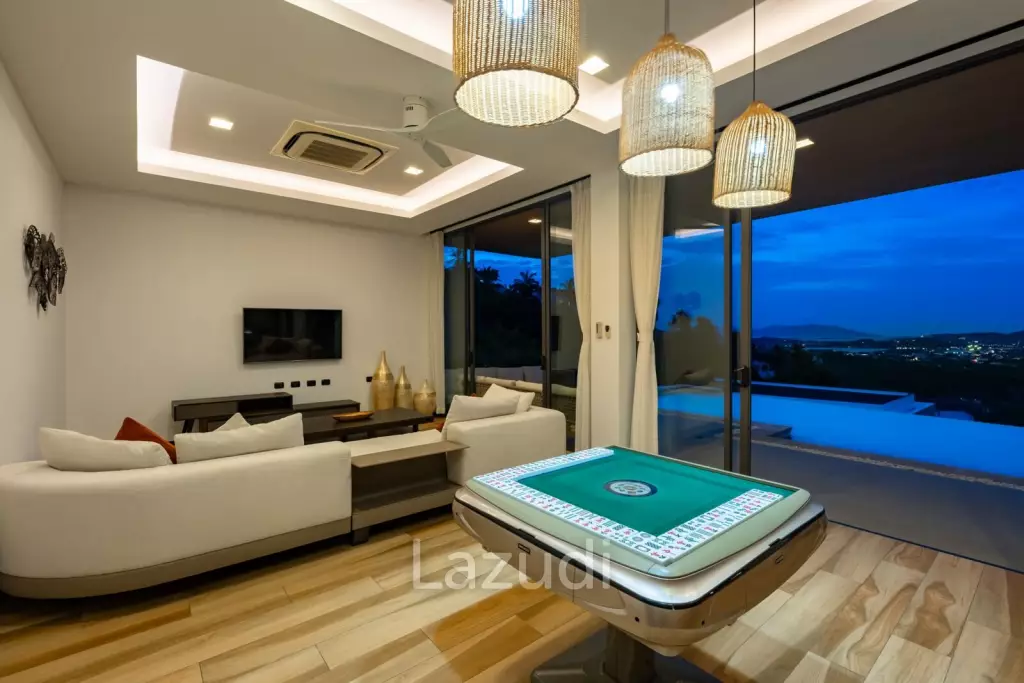 Stylish Modern Villa in Chaweng Noi, Ko Samui with Sea Views