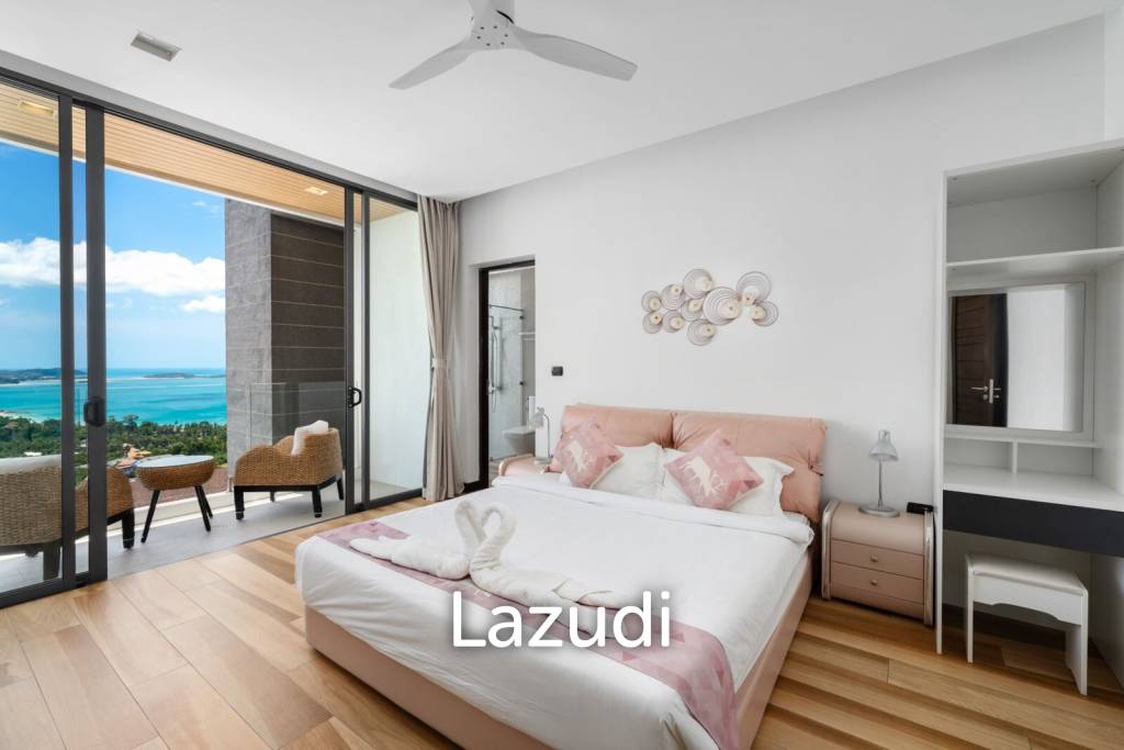 Stylish Modern Villa in Chaweng Noi, Ko Samui with Sea Views