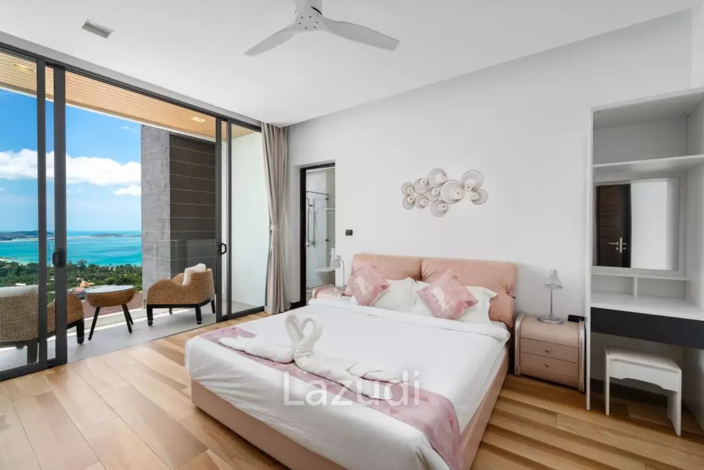 Stylish Modern Villa in Chaweng Noi, Ko Samui with Sea Views