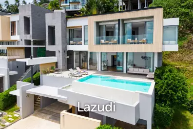 Stylish Modern Villa in Chaweng Noi, Ko Samui with Sea Views