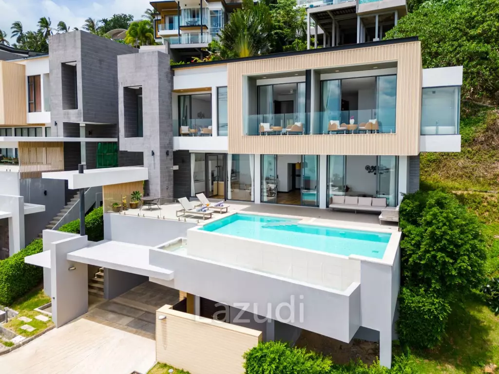 Stylish Modern Villa in Chaweng Noi, Ko Samui with Sea Views