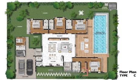 246 sqm modern pool villa in Hin Lek Fai Hua Hin freehold